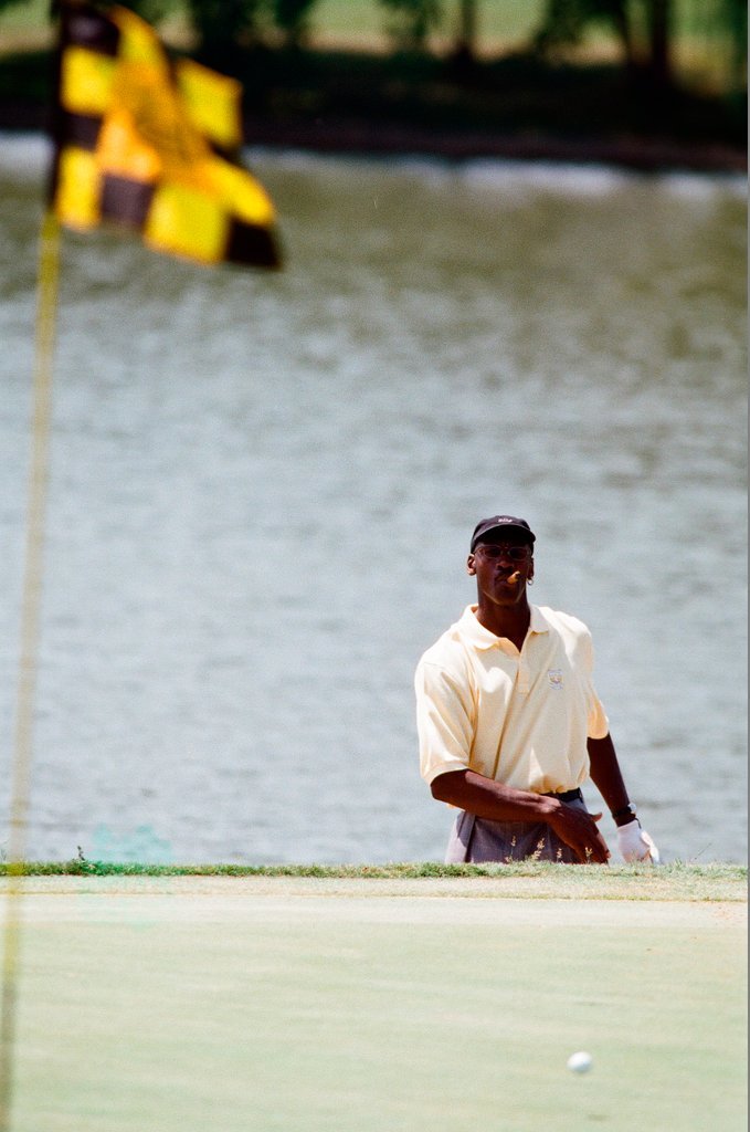 Jack Nickalus, Michael Jordan and others in the Ameritech Senior Open - Chicago Sun-Times