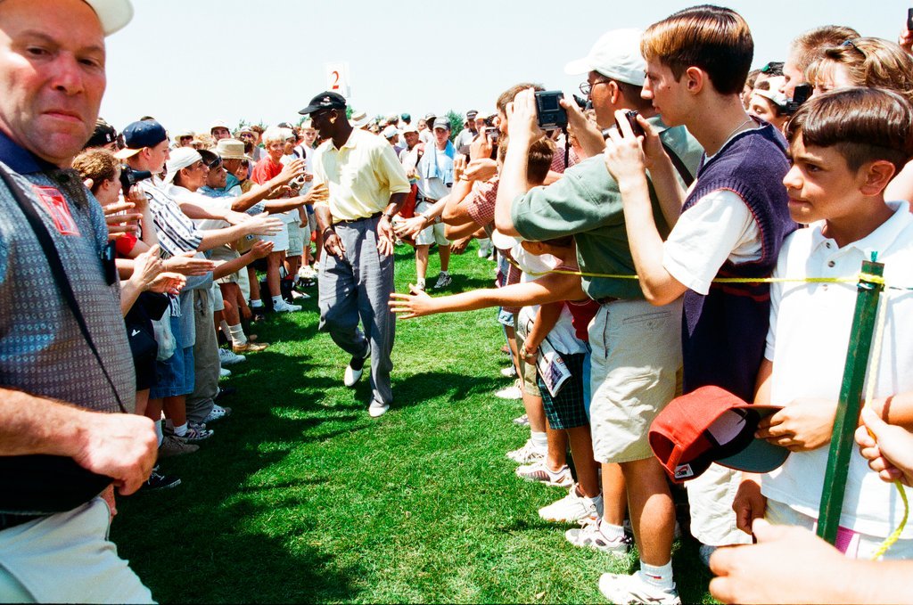 Jack Nickalus, Michael Jordan and others in the Ameritech Senior Open - Chicago Sun-Times