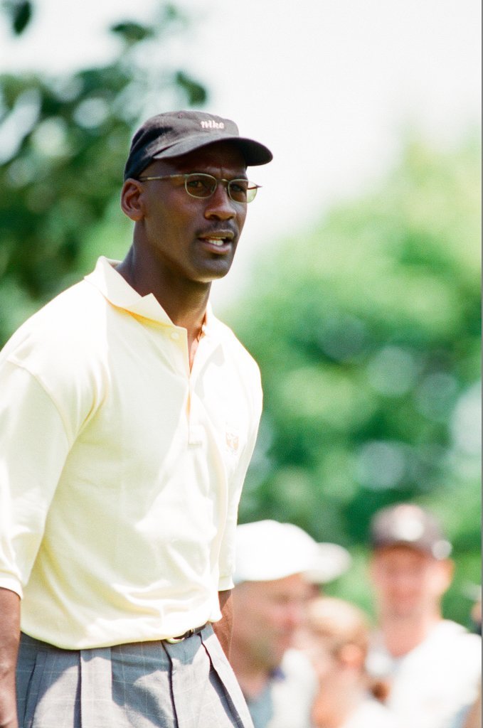 Jack Nickalus, Michael Jordan and others in the Ameritech Senior Open - Chicago Sun-Times