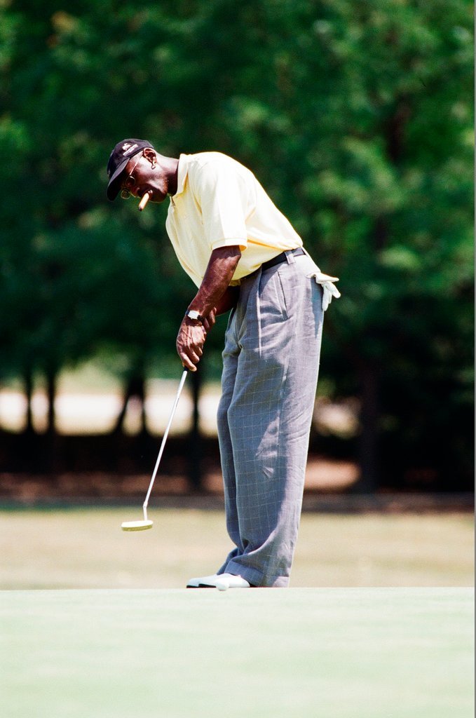 Jack Nickalus, Michael Jordan and others in the Ameritech Senior Open - Chicago Sun-Times