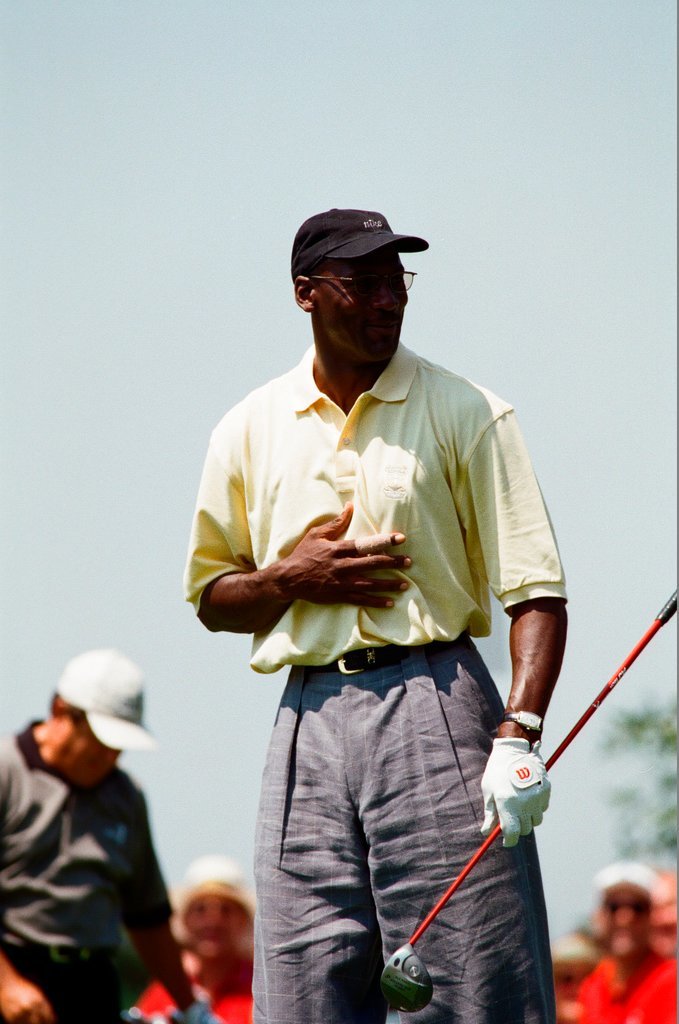 Jack Nickalus, Michael Jordan and others in the Ameritech Senior Open - Chicago Sun-Times