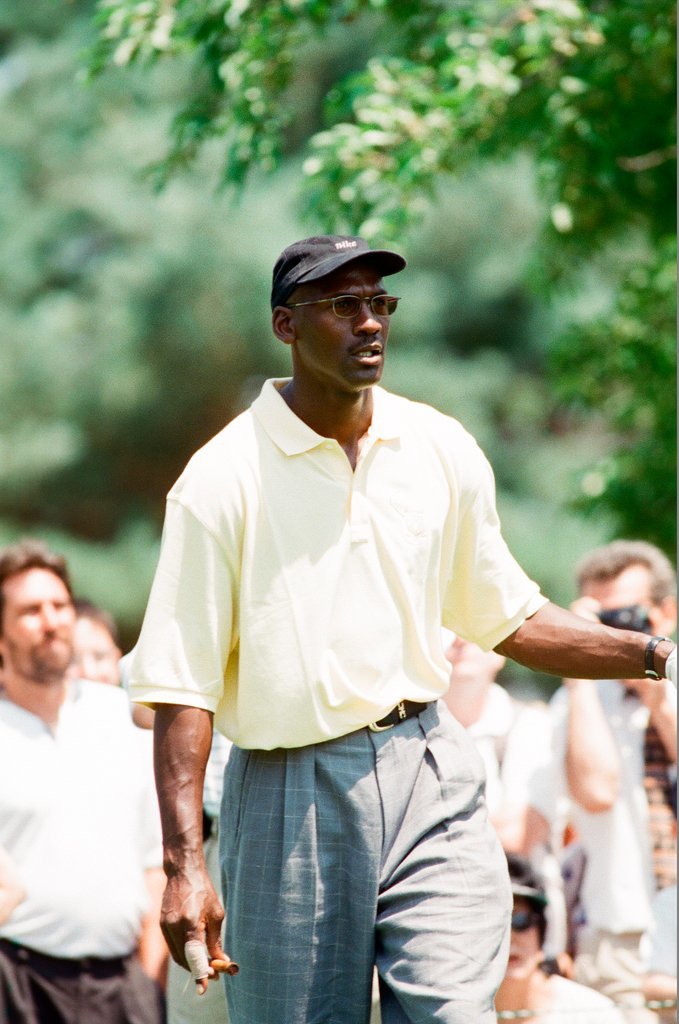 Jack Nickalus, Michael Jordan and others in the Ameritech Senior Open - Chicago Sun-Times