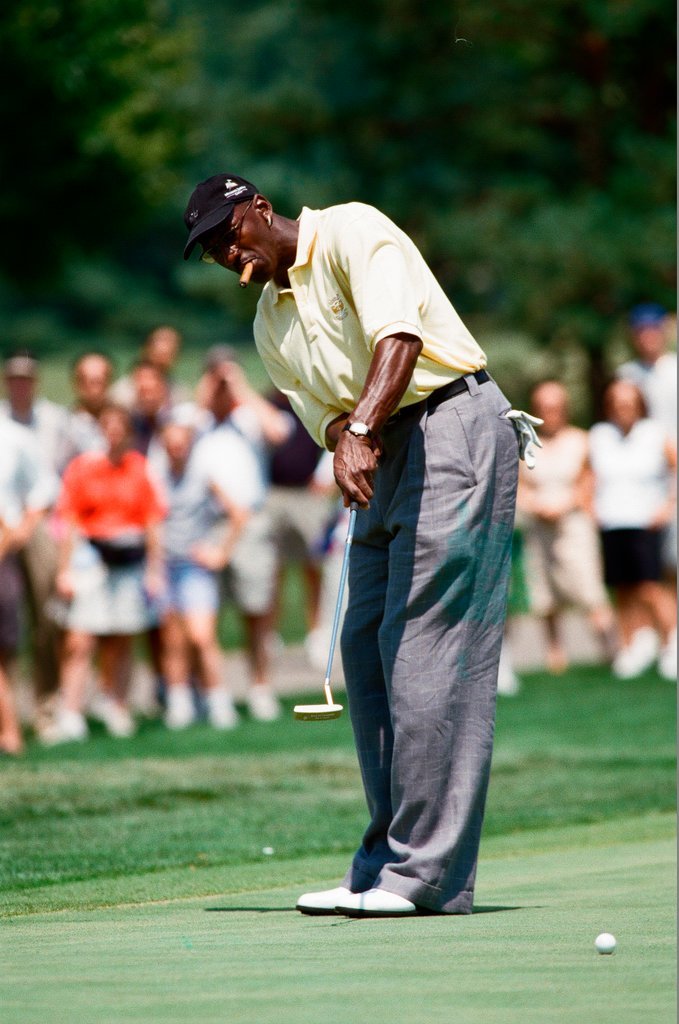 Jack Nickalus, Michael Jordan and others in the Ameritech Senior Open - Chicago Sun-Times