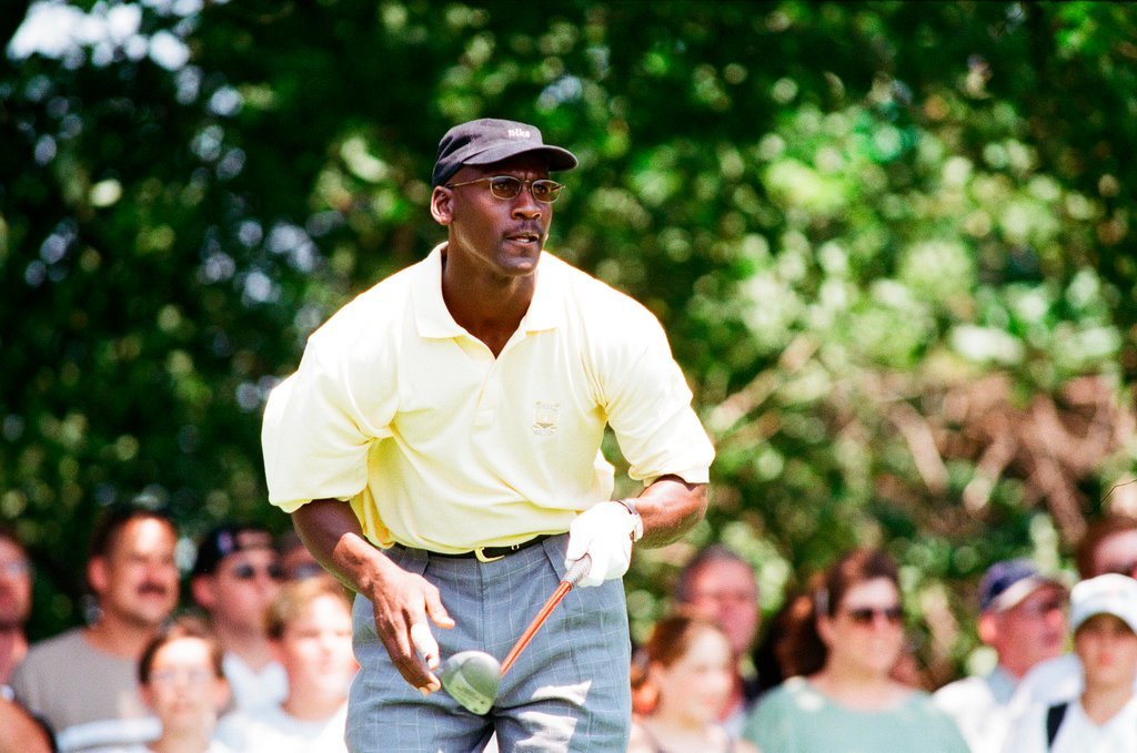 Jack Nickalus, Michael Jordan and others in the Ameritech Senior Open - Chicago Sun-Times