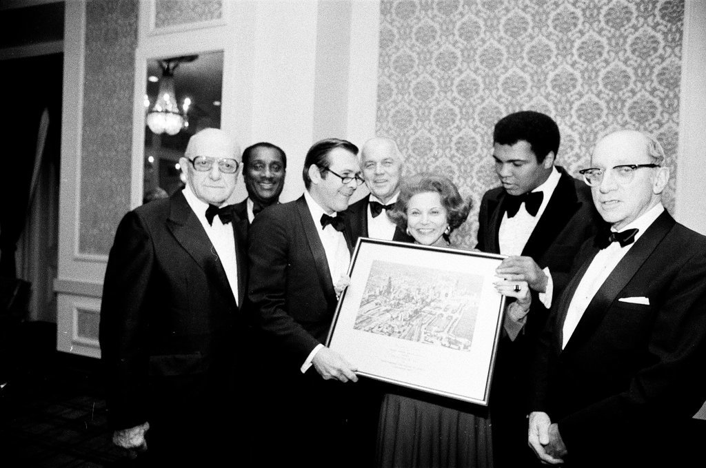 Muhammad Ali attends 