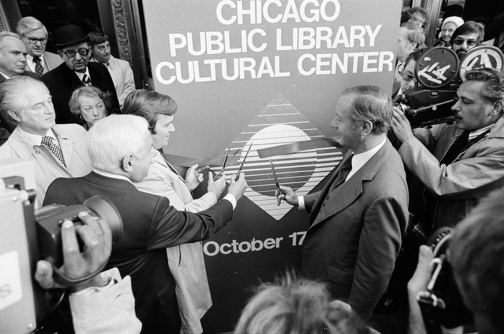 Dedication of Chicago Public Library and Cultural Center - Chicago Sun-Times