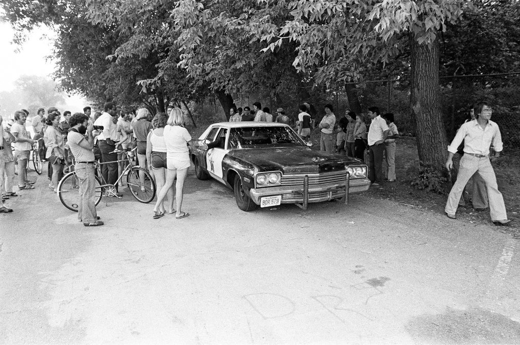 Dan Akroyd and John Belushi film chase sequence - Richard Derk for Chicago Sun-Times