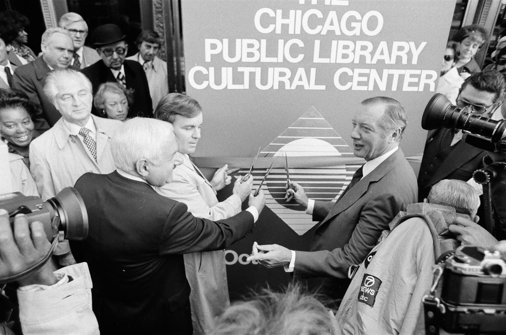 Dedication of Chicago Public Library and Cultural Center - Chicago Sun-Times