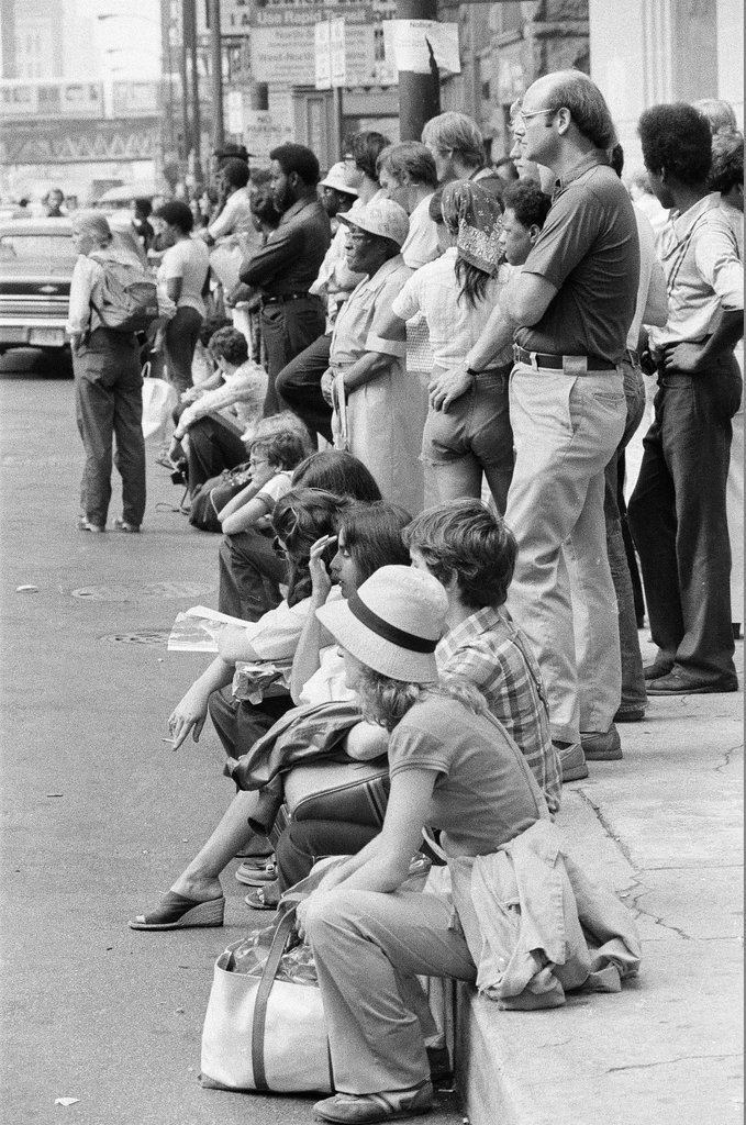 Stunt for Blues Brothers film and filming at Daley Plaza - Jack Lenahan,Chuck (Charles) Kirman for Chicago Sun-Times