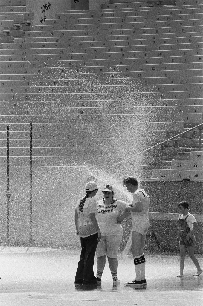 Special Olympics athletes competing and cooling off - Chicago Sun-Times