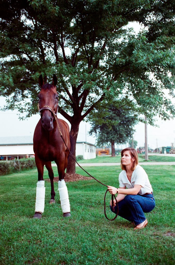 Horse Double Booked and trainer - Chicago Sun-Times