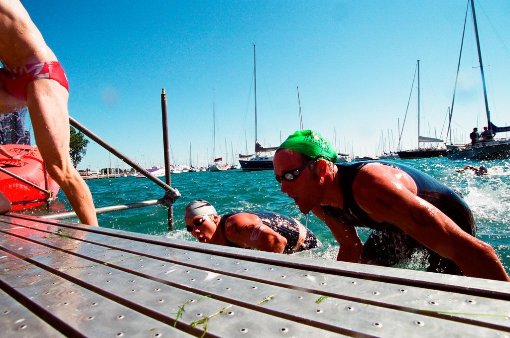 Chicago Triathlon - Robert A. Davis for Chicago Sun-Times