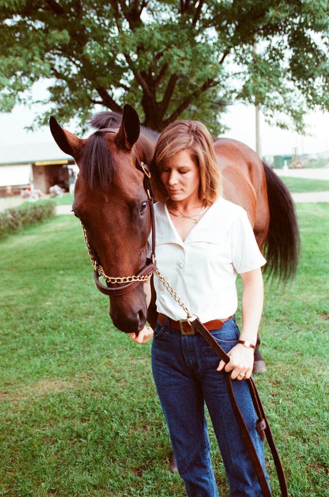 Horse Double Booked and trainer - Chicago Sun-Times