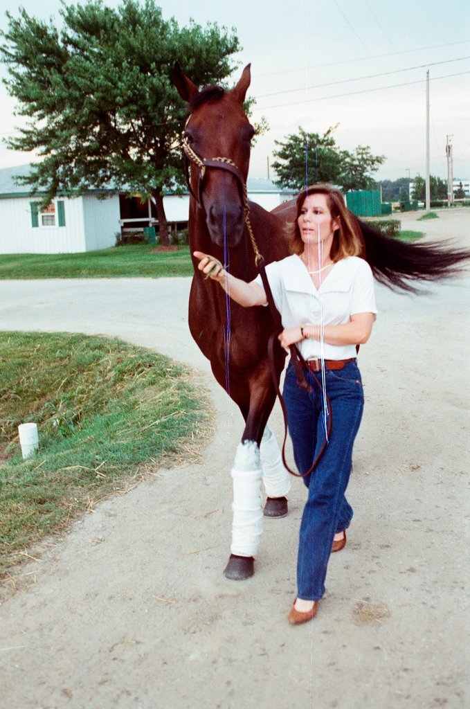 Horse Double Booked and trainer - Chicago Sun-Times