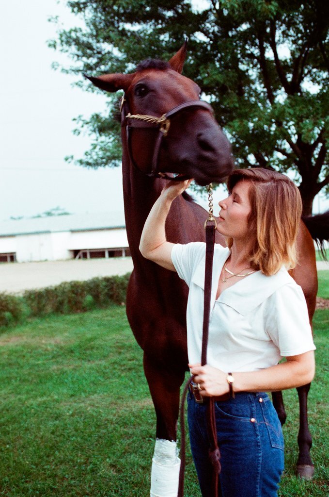 Horse Double Booked and trainer - Chicago Sun-Times