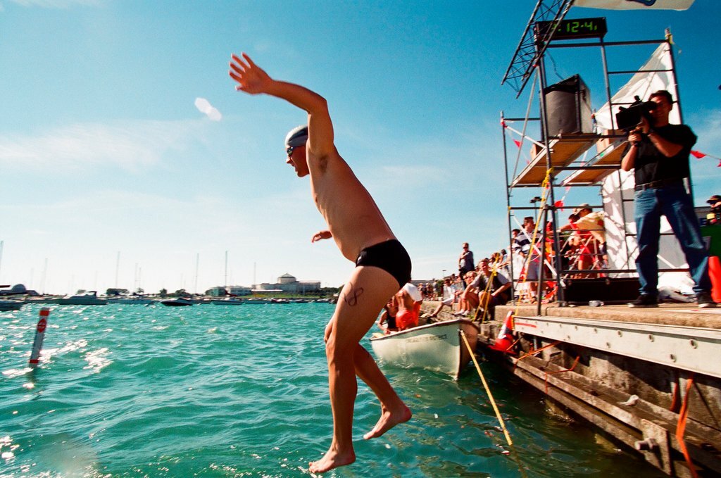 Chicago Triathlon - Robert A. Davis for Chicago Sun-Times