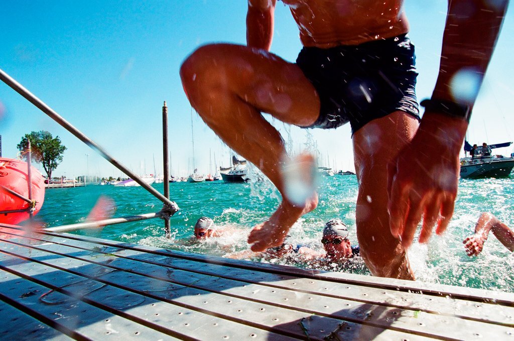 Chicago Triathlon - Robert A. Davis for Chicago Sun-Times