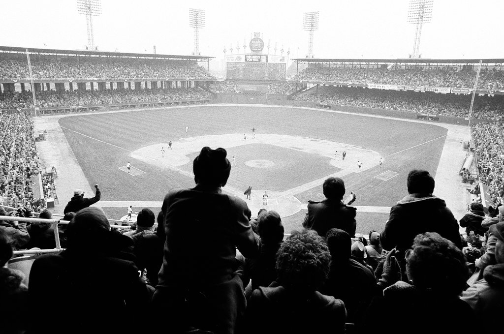Opening day at Comiskey Park - Chicago Sun-Times