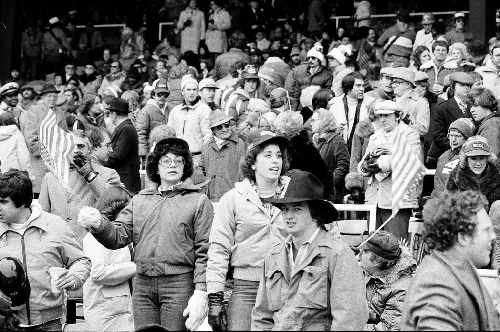 Opening day at Comiskey Park - Chicago Sun-Times