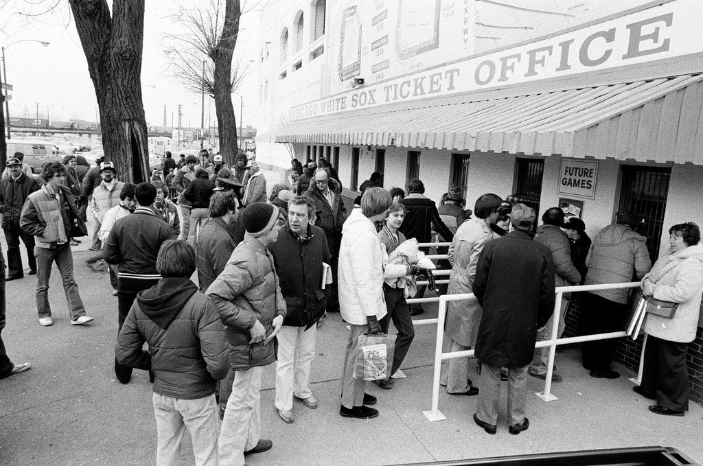 Opening day at Comiskey Park - Chicago Sun-Times