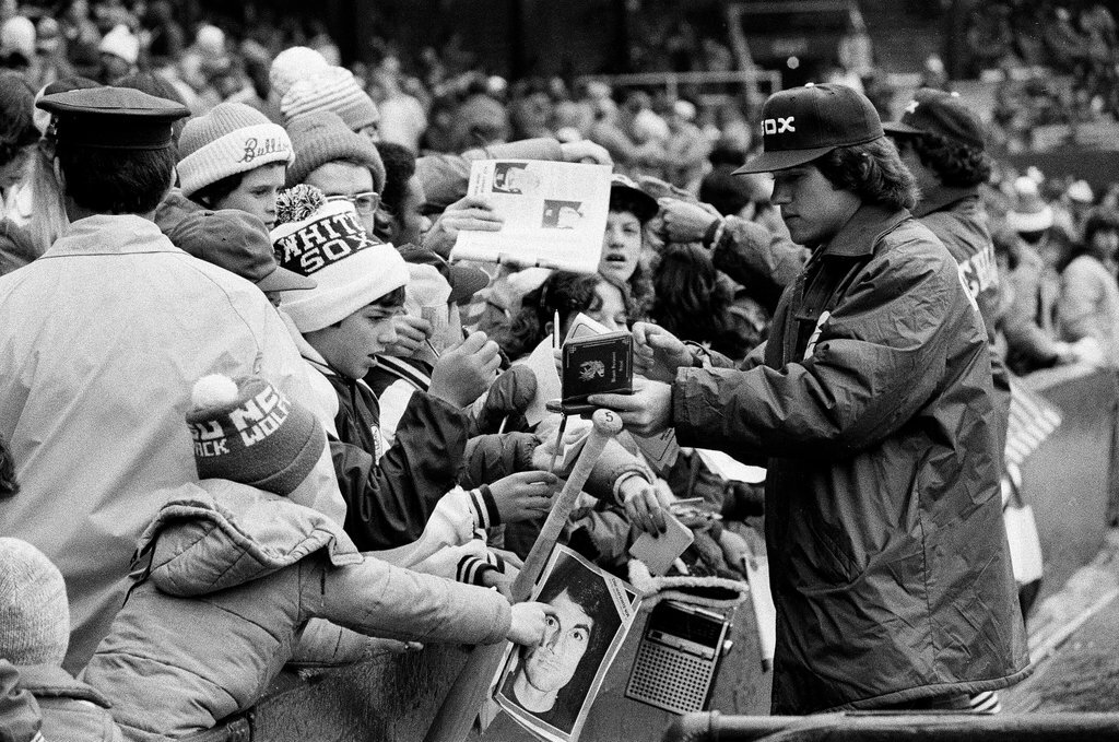 Opening day at Comiskey Park - Chicago Sun-Times