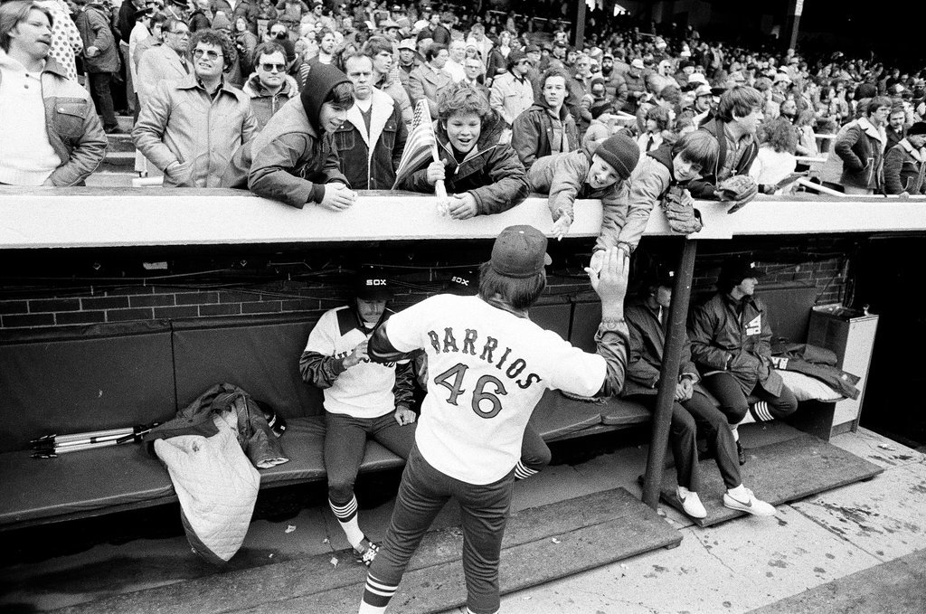 Opening day at Comiskey Park - Chicago Sun-Times