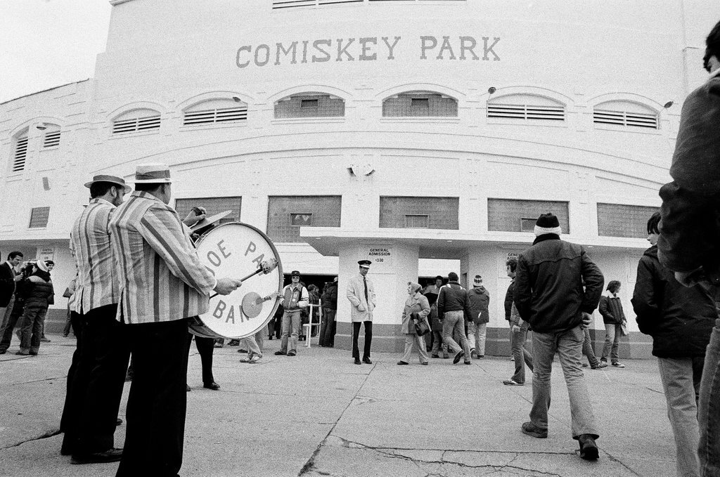 Opening day at Comiskey Park - Chicago Sun-Times