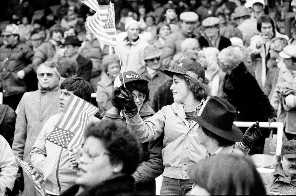 Opening day at Comiskey Park - Chicago Sun-Times