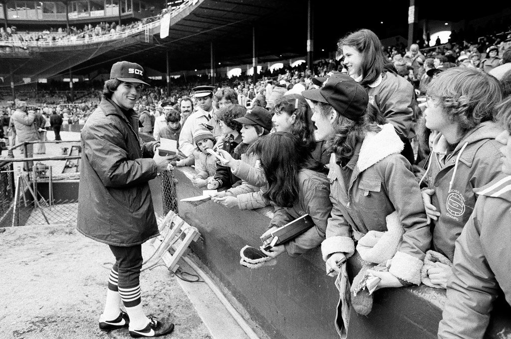 Opening day at Comiskey Park - Chicago Sun-Times