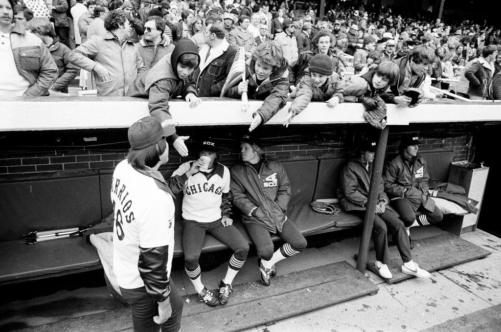 Opening day at Comiskey Park - Chicago Sun-Times