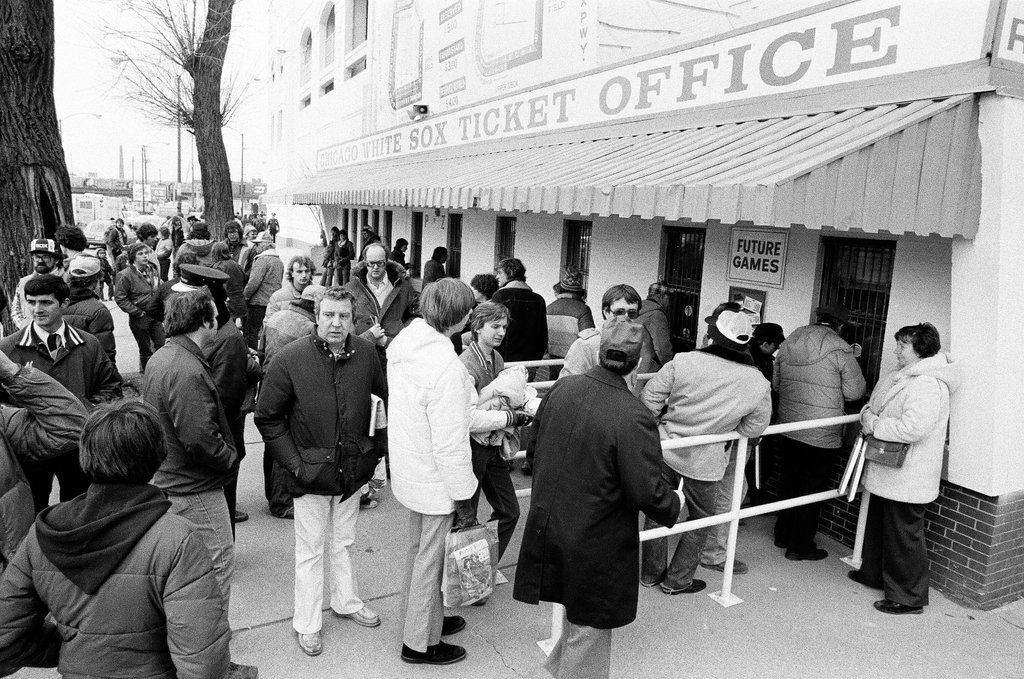 Opening day at Comiskey Park - Chicago Sun-Times