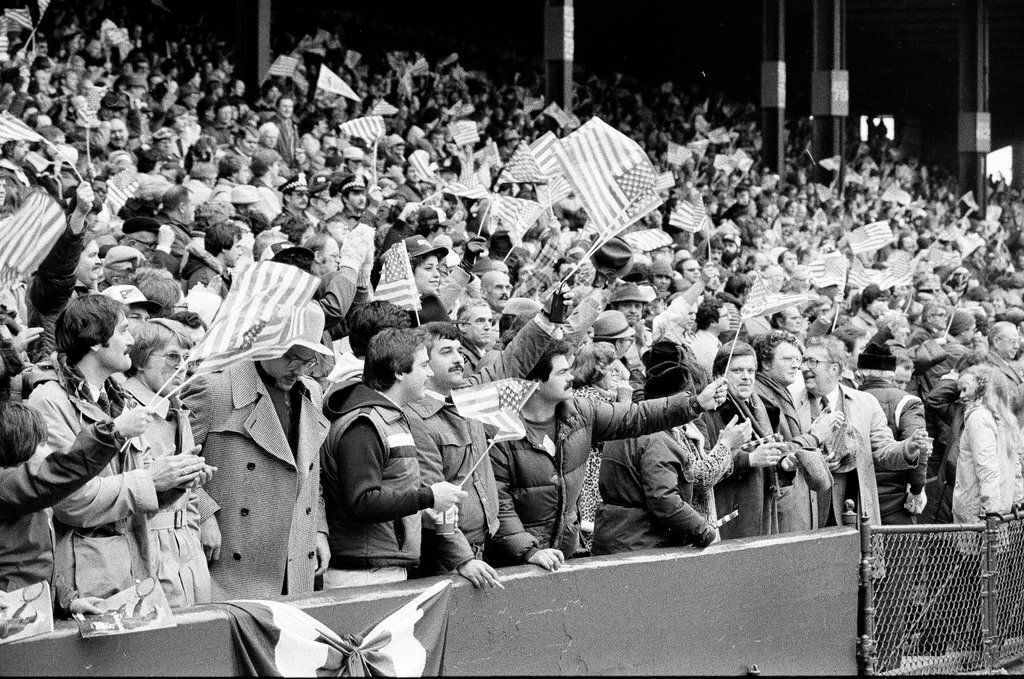 Opening day at Comiskey Park - Chicago Sun-Times