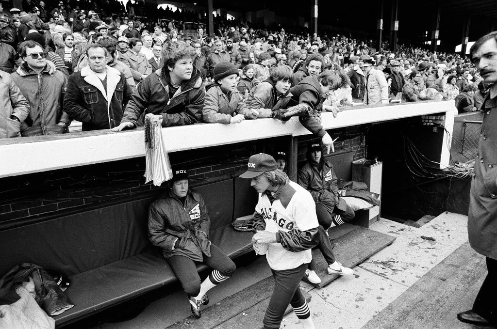 Opening day at Comiskey Park - Chicago Sun-Times