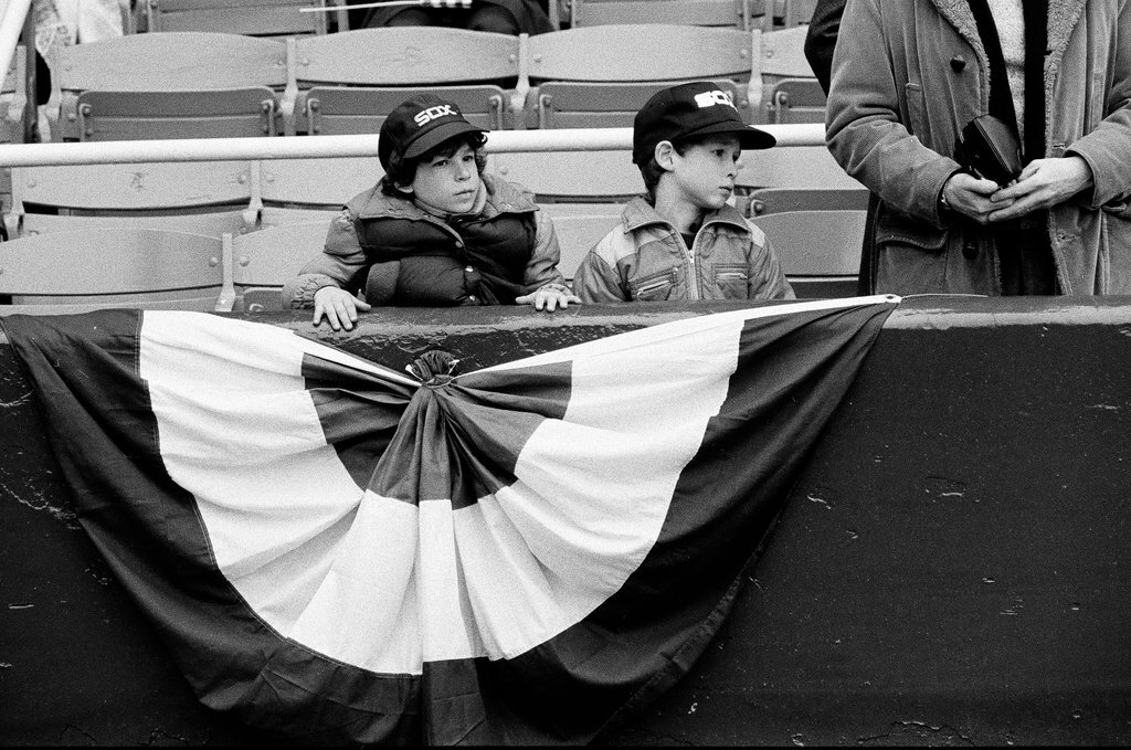 Opening day at Comiskey Park - Chicago Sun-Times