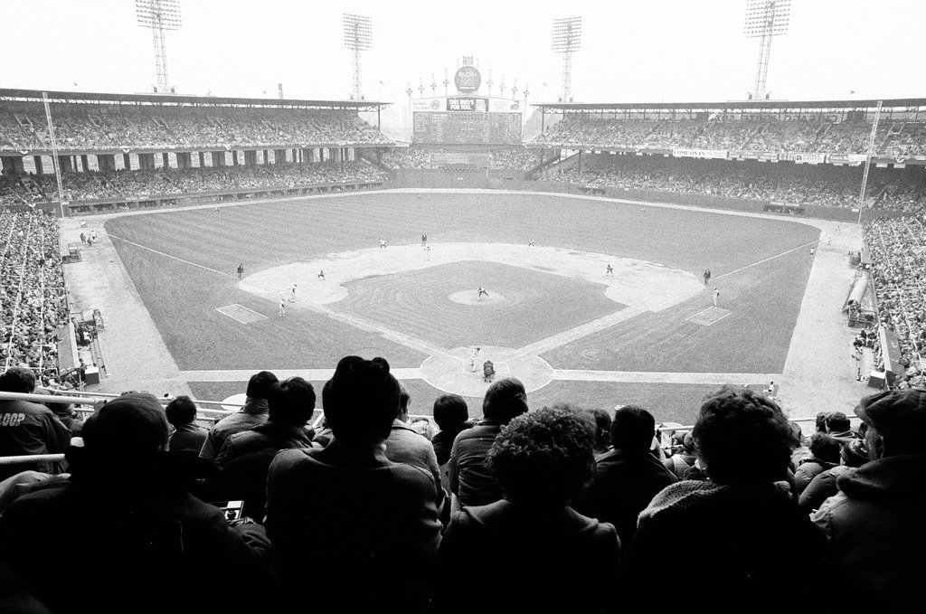 Opening day at Comiskey Park - Chicago Sun-Times