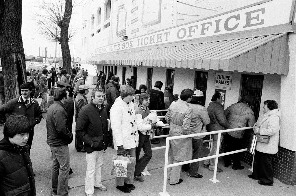 Opening day at Comiskey Park - Chicago Sun-Times