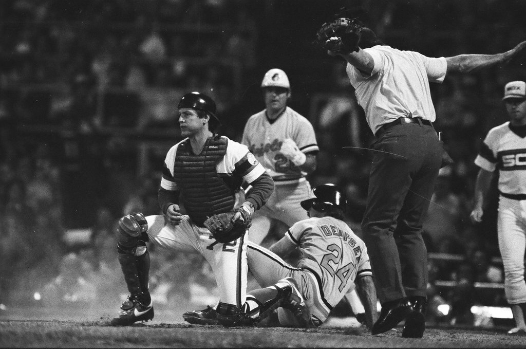 Playoff action between Orioles and White Sox - Chicago Sun-Times