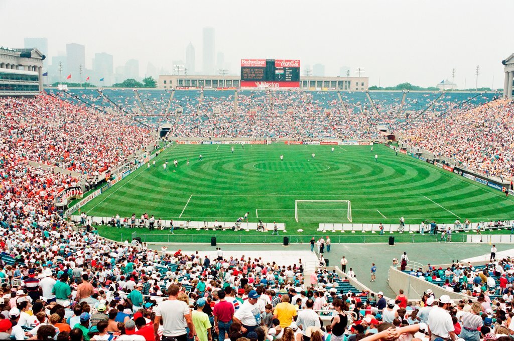 1993 U.S. Cup soccer game, United States vs. Germany - Chicago Sun-Times