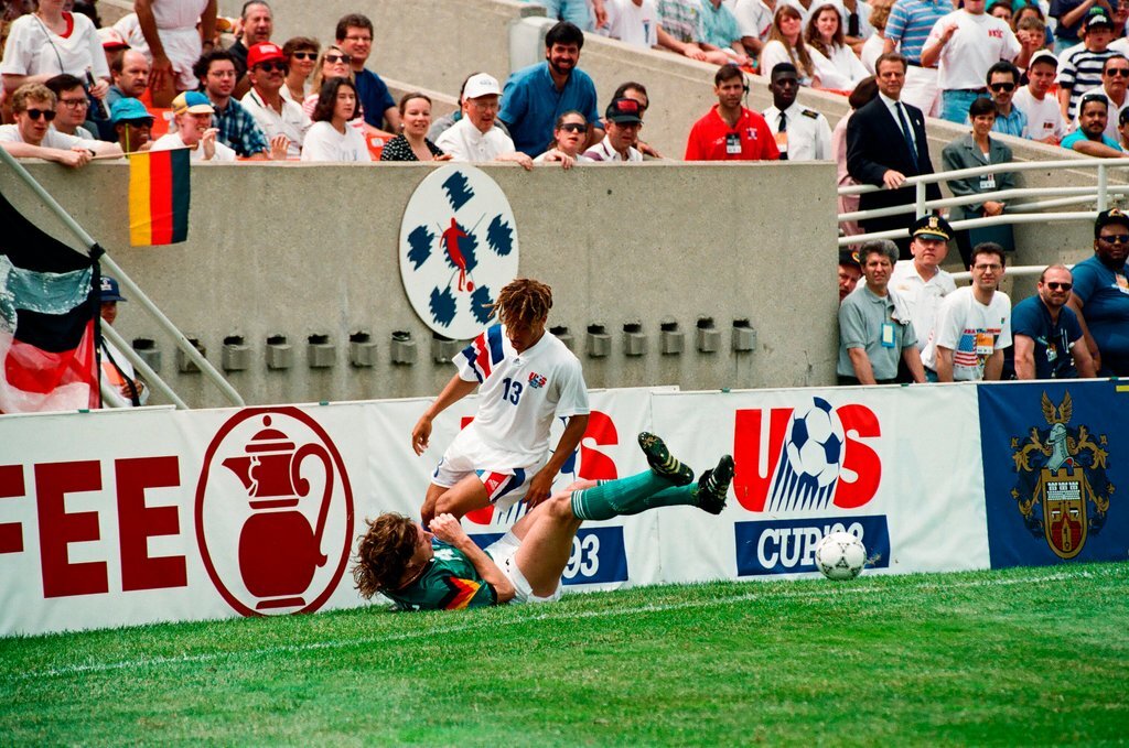 1993 U.S. Cup soccer game, United States vs. Germany - Chicago Sun-Times