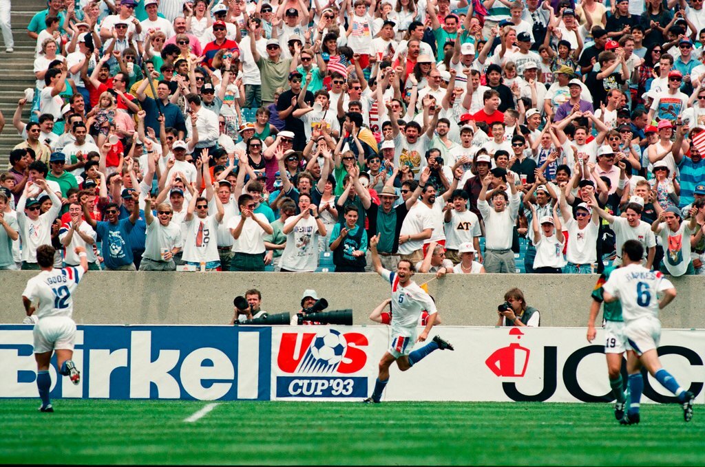 1993 U.S. Cup soccer game, United States vs. Germany - Chicago Sun-Times