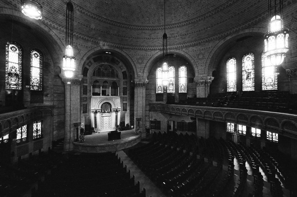 Interior and exterior of Temple KAM Isaiah Israel - Chicago Sun-Times