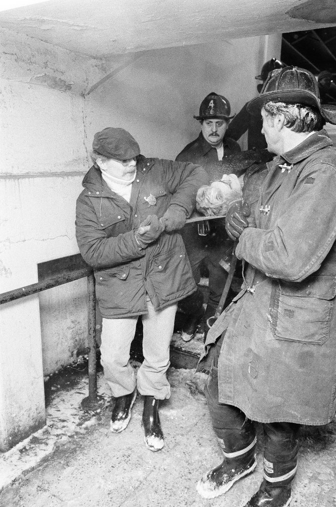 Injured people at the site of a commuter train accident - Chicago Sun-Times