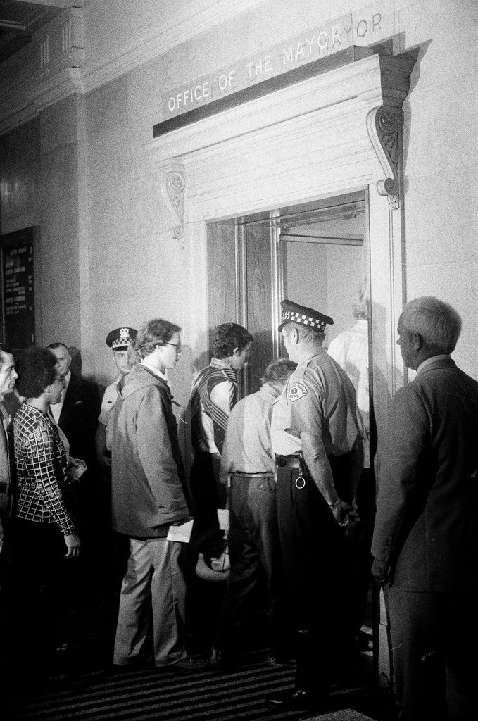 Northwest Community Organization at City Hall - Chicago Sun-Times