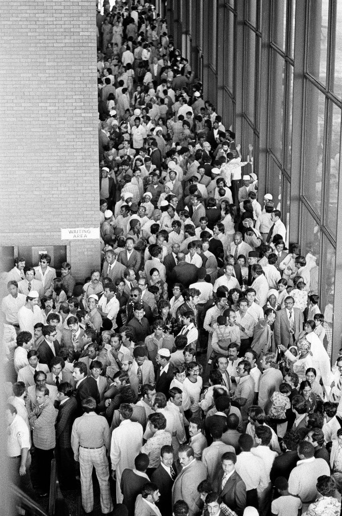 Muslims praying at McCormick Place - Kevin Horan for Chicago Sun-Times