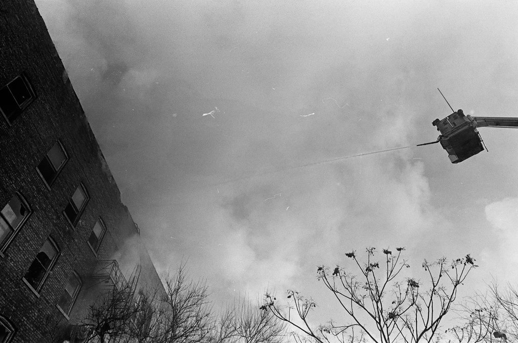 Firefighters at building on South Ellis - Chicago Sun-Times