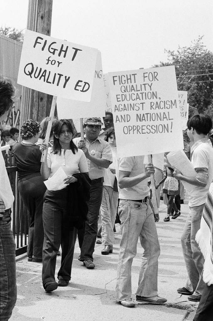Committee for Quality Education marches to protest busing - Jim Frost for Chicago Sun-Times