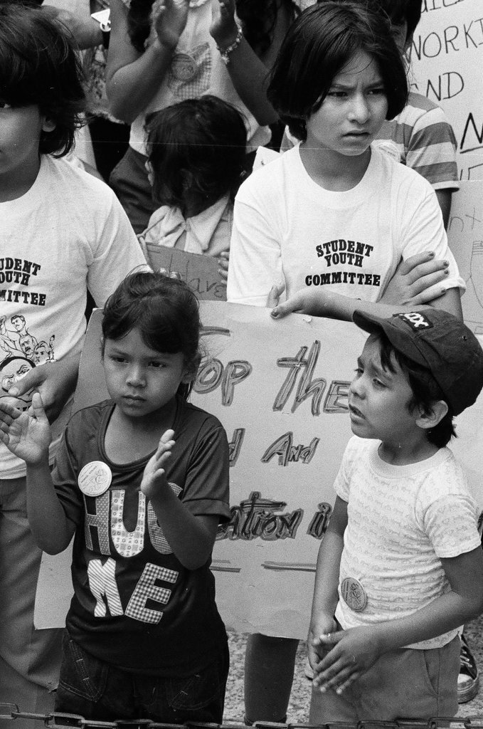Anti-busing rally at Daley Center - Larry Graff for Chicago Sun-Times