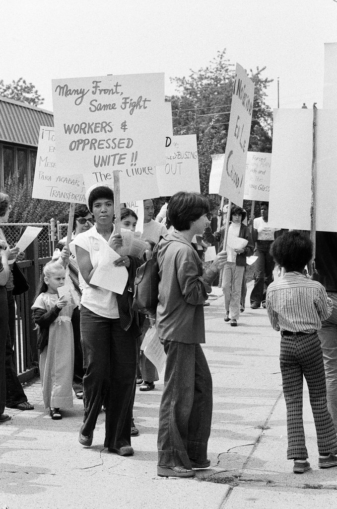 Committee for Quality Education marches to protest busing - Jim Frost for Chicago Sun-Times