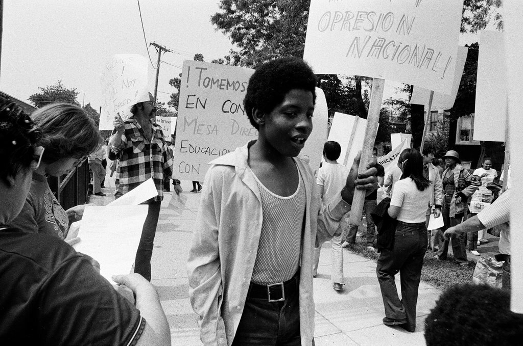 Committee for Quality Education marches to protest busing - Jim Frost for Chicago Sun-Times