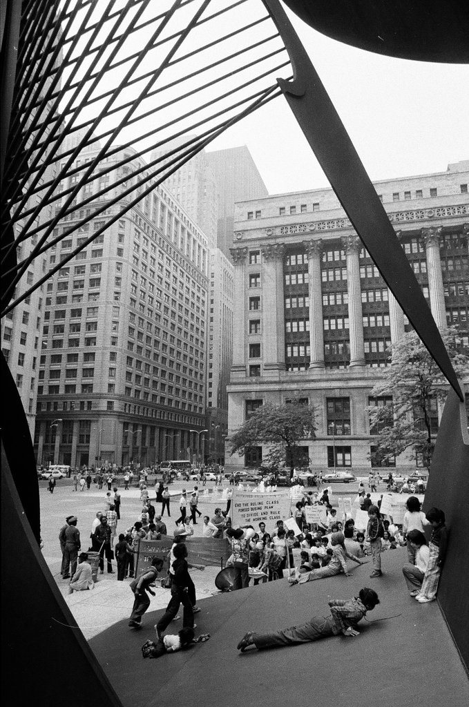 Anti-busing rally at Daley Center - Larry Graff for Chicago Sun-Times